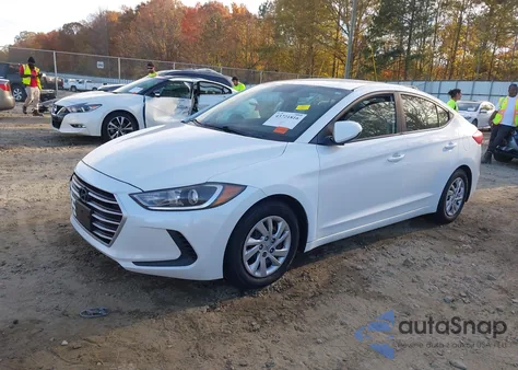 2017 Hyundai Elantra Se из США, поврежденный, VIN 5NPD74LF5HH080396